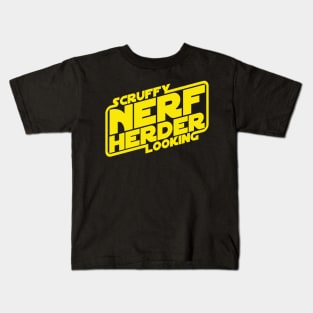 Scruffy Looking Nerf Herder - Clean Kids T-Shirt